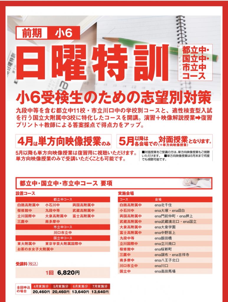 Ena小中 都心地区 Ena雪が谷大塚