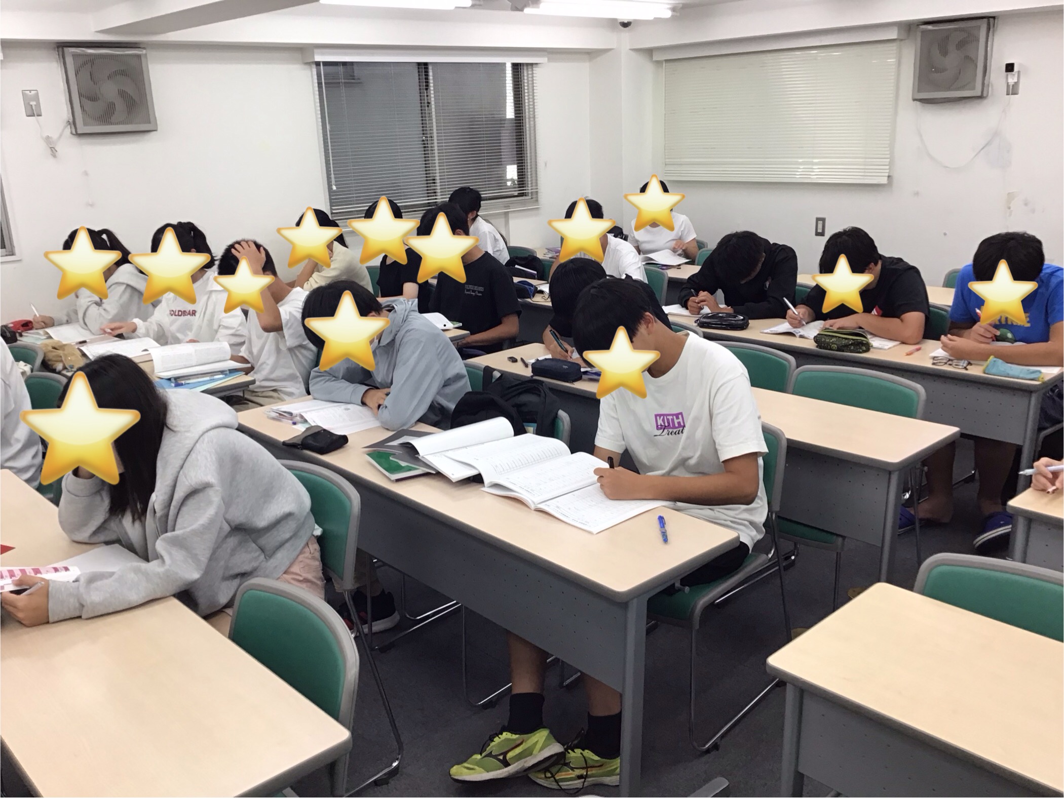 夏期講習会②　夏の中学生