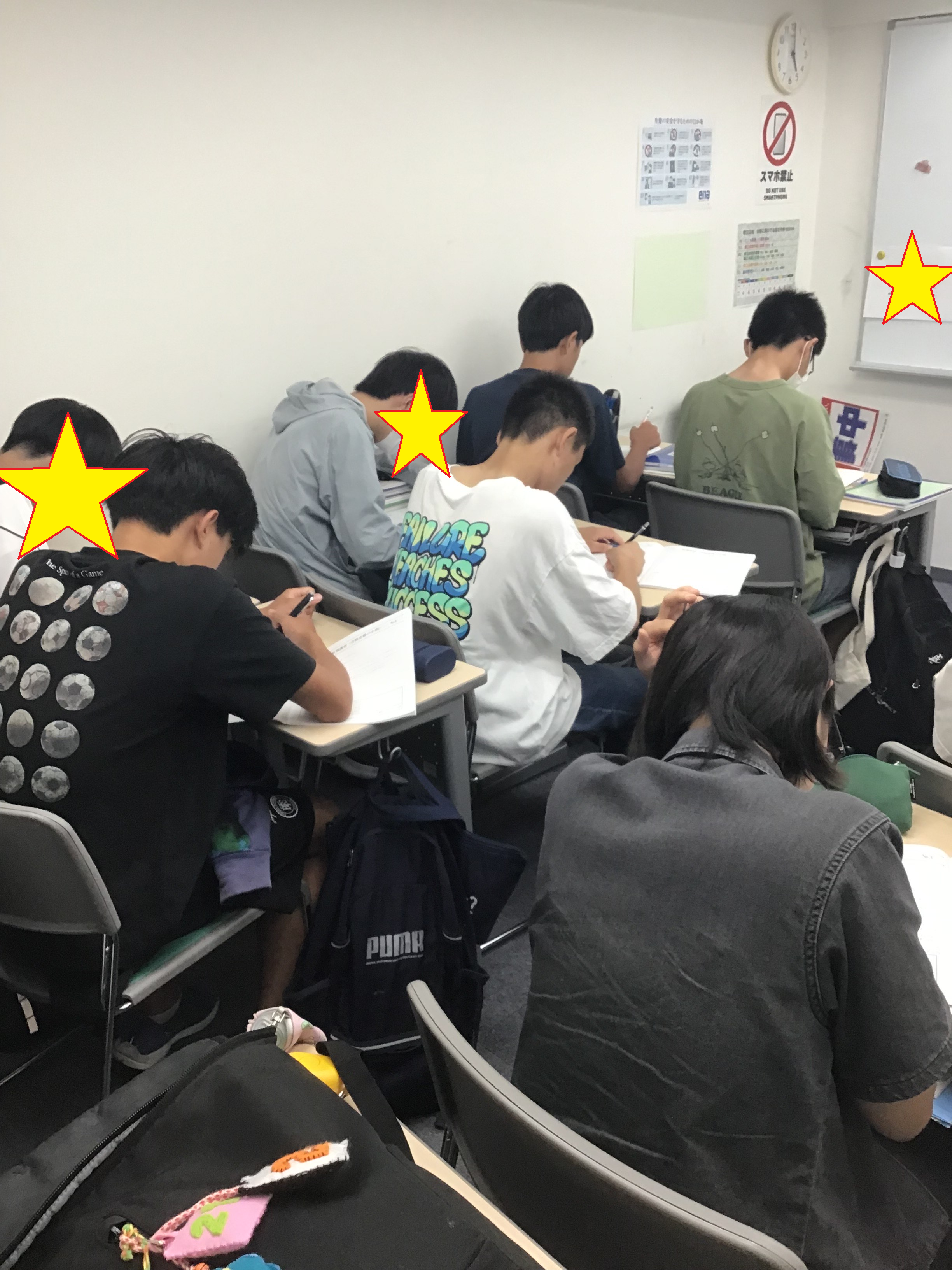 夏期講習会③ 小テストが命。