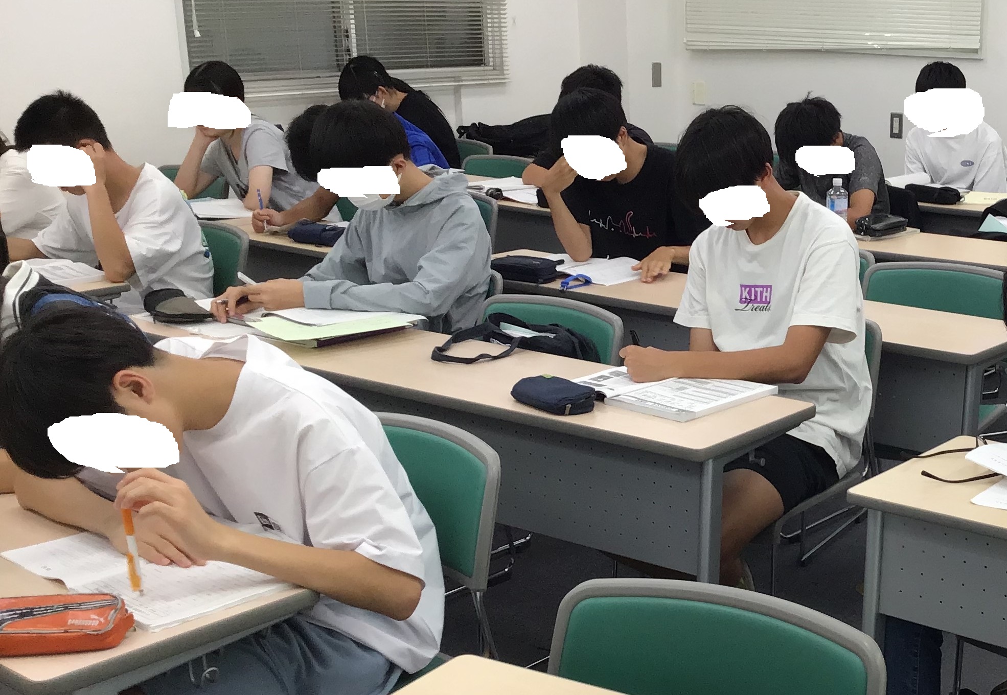 夏期講習後半戦最終日