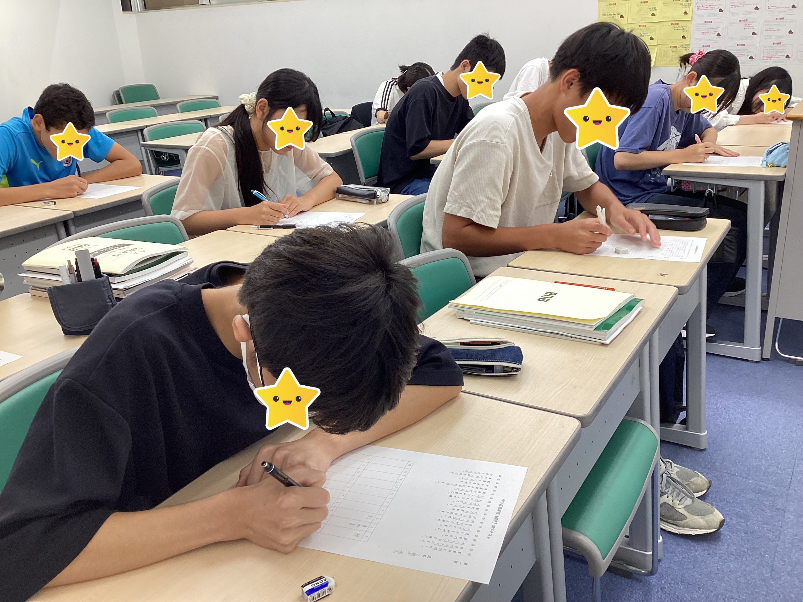 中3　授業前の勉強