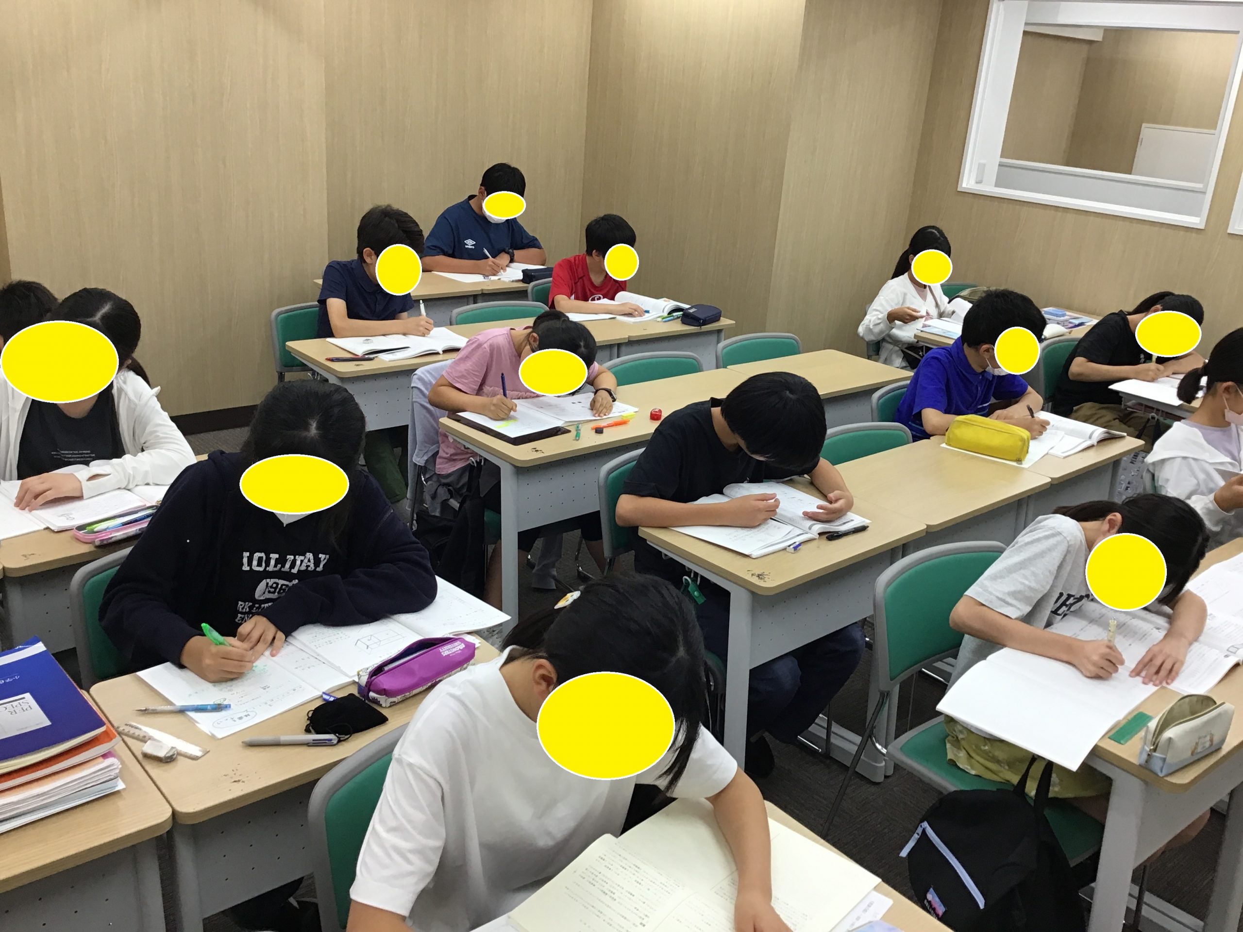 夏期講習第Ⅲ期の様子(小6生)
