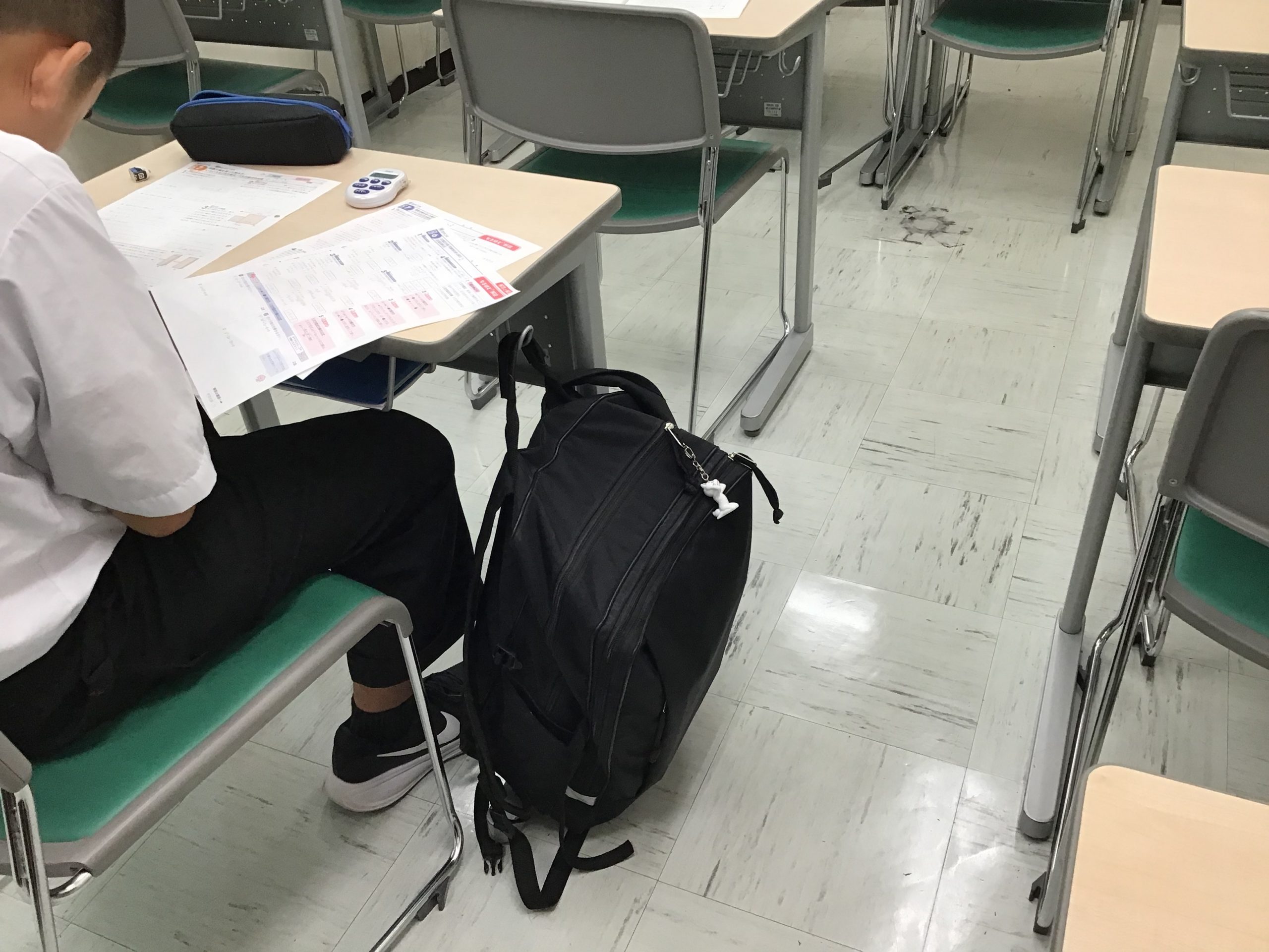 今日も定期テスト対策