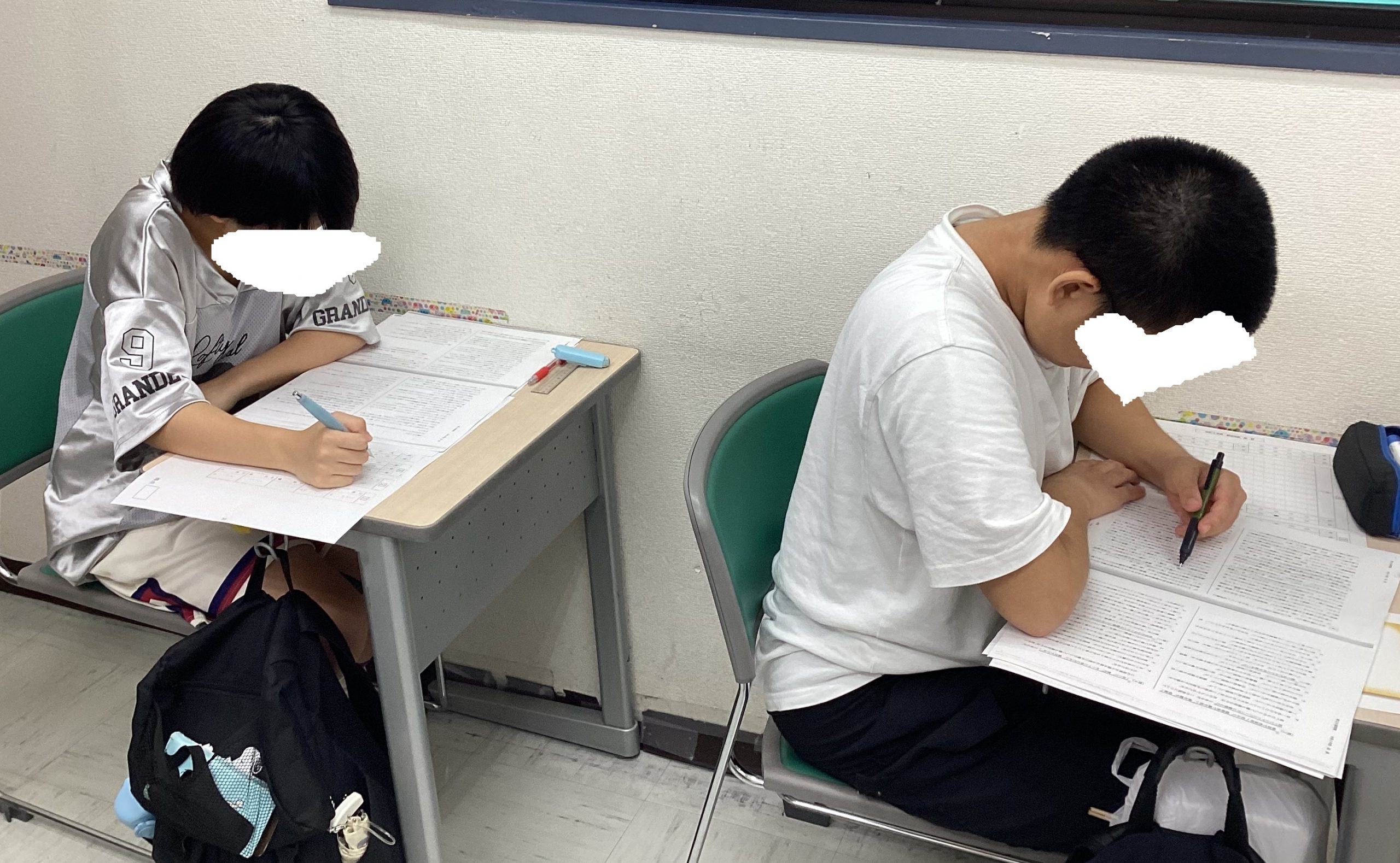 小６生と同じ時刻にやってくる中３生