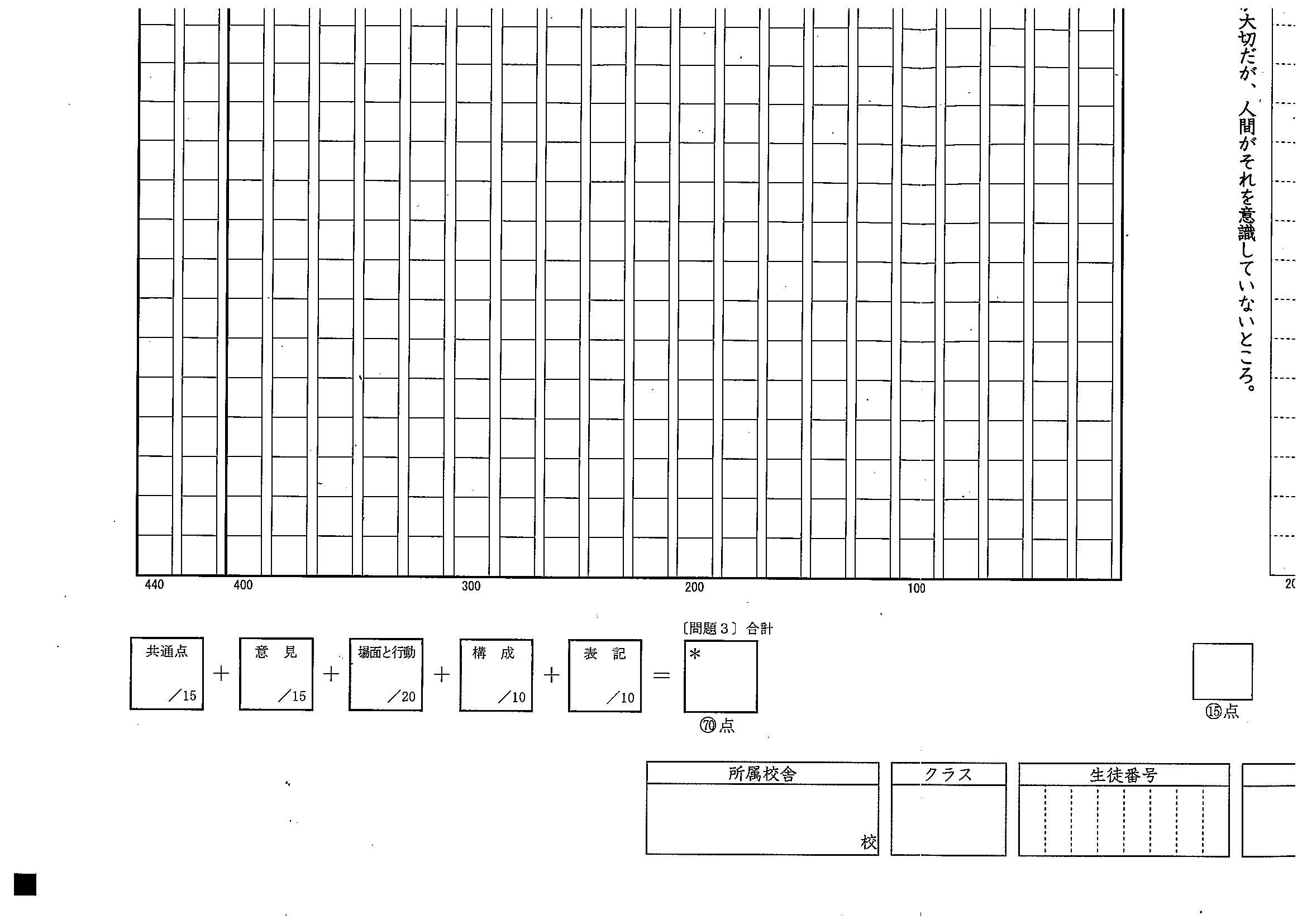 All with me 248　～「適性検査の作文」てどう評価されるの？