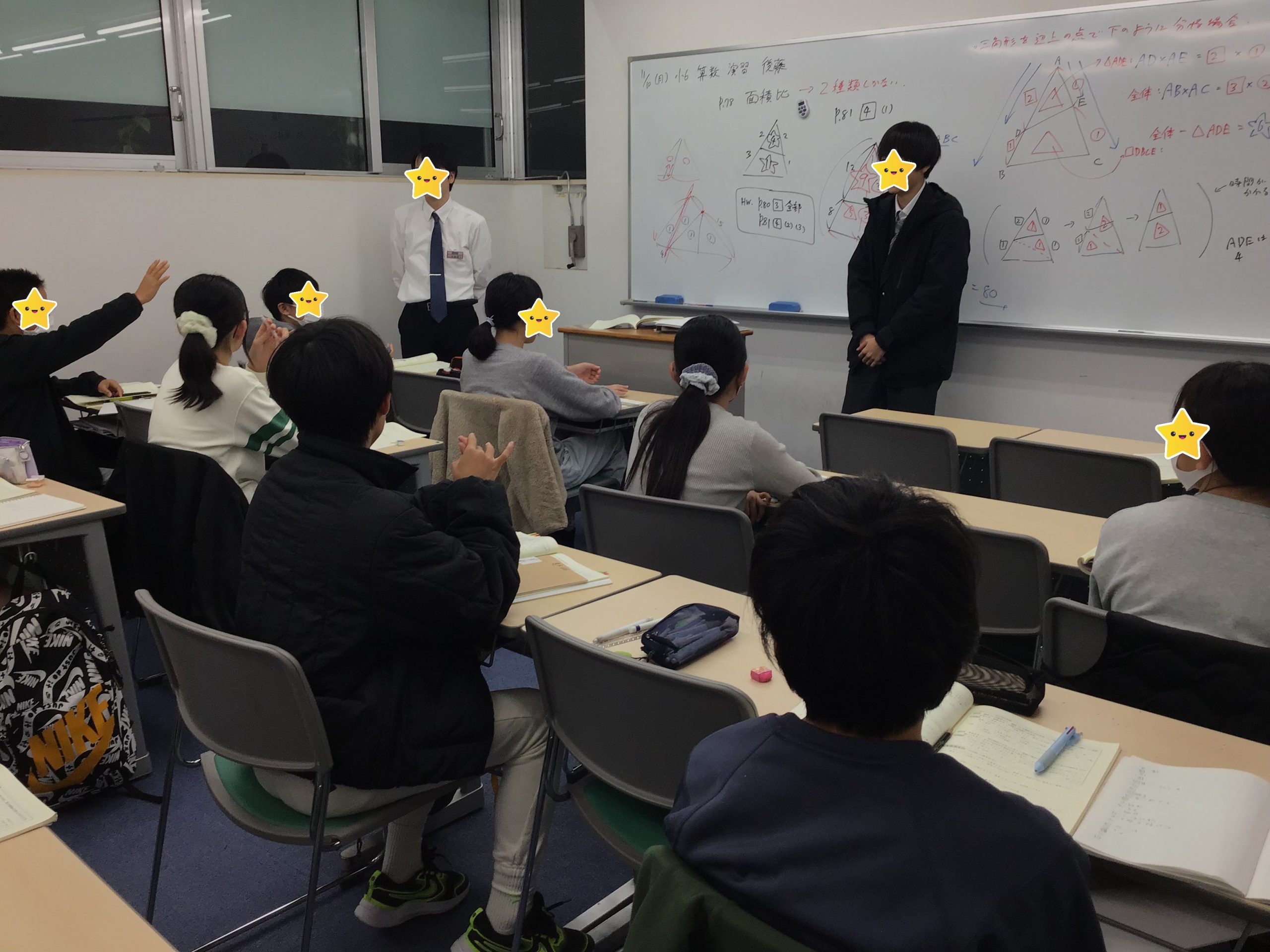 卒業生（桜修館生）が来てくれました！