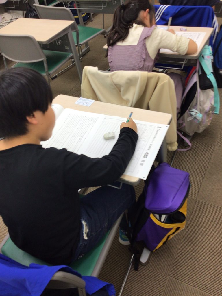 【青砥11.4】小5も都立対策に全力！