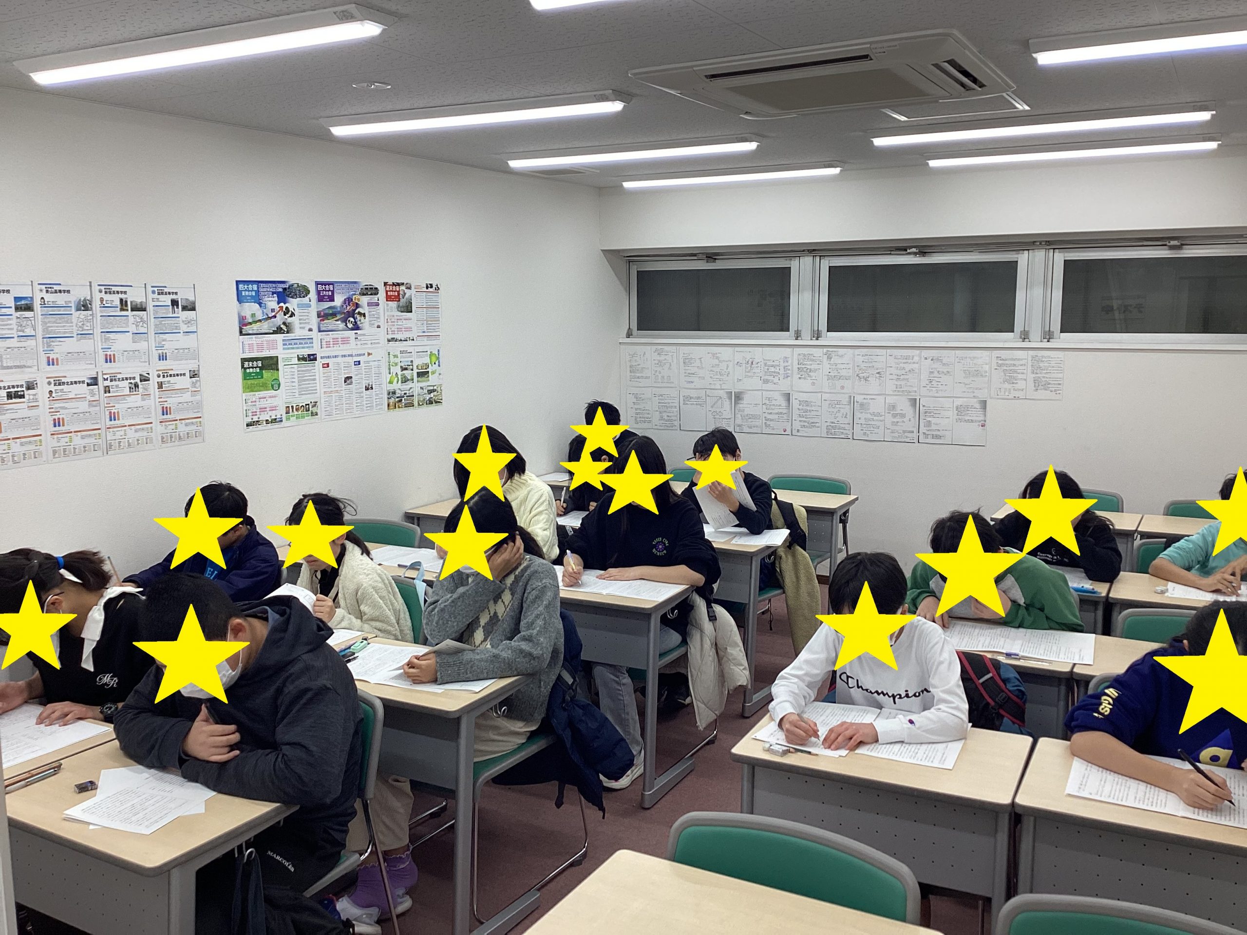 追い込みをかける受験生