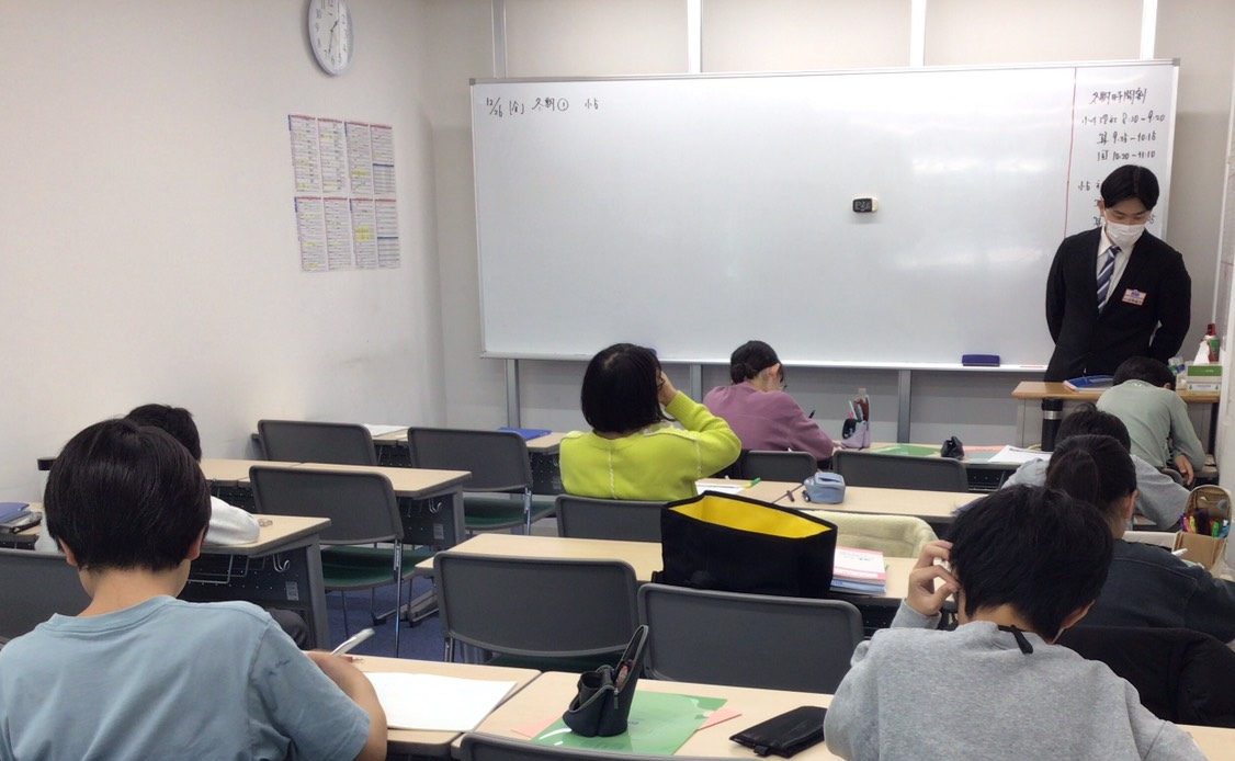 冬期講習会スタート！入試に向けて「解き直し」を習慣に。