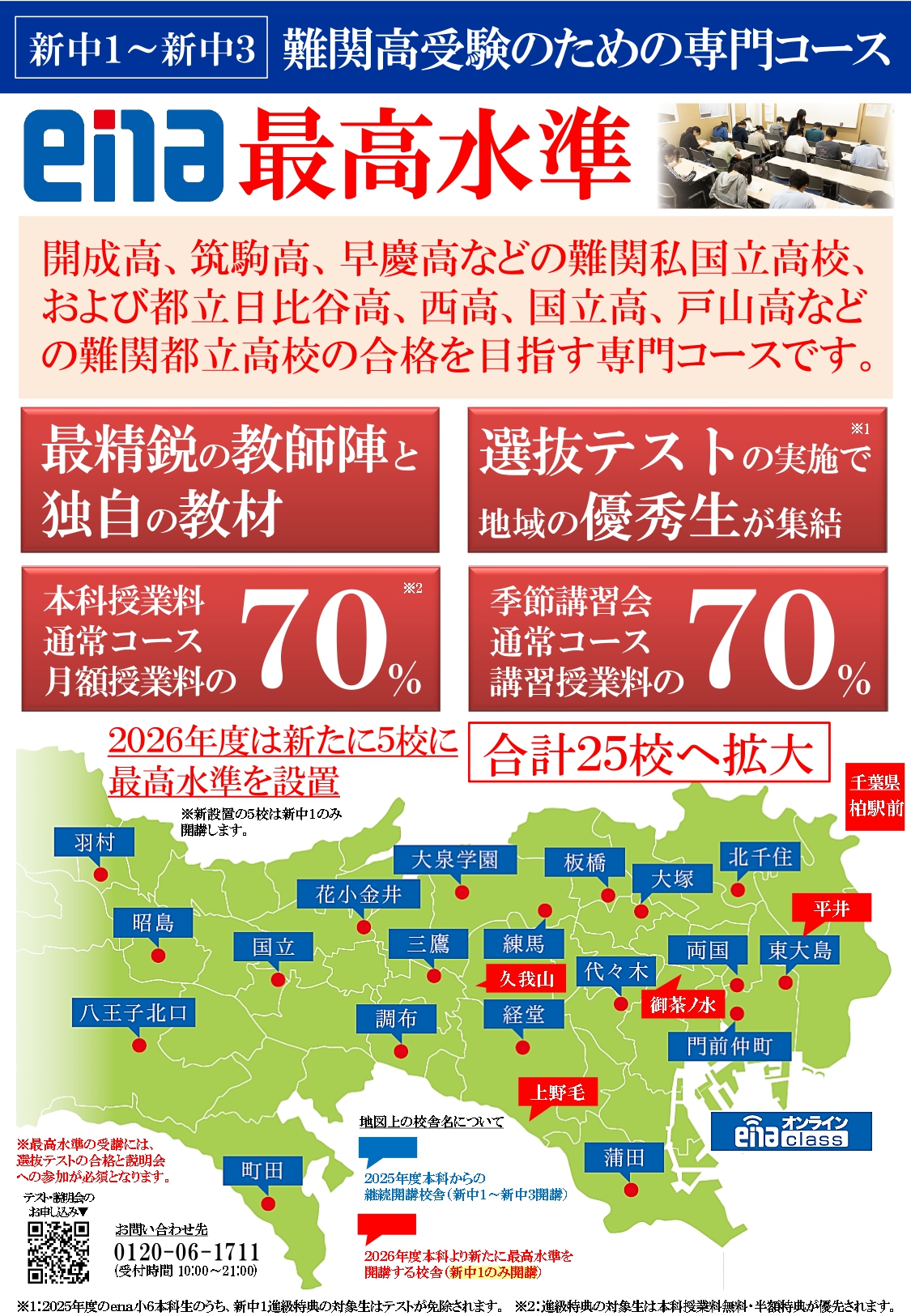 最高水準ena平井！ | 公式・進学塾のena｜中学・高校受験を中心に大学