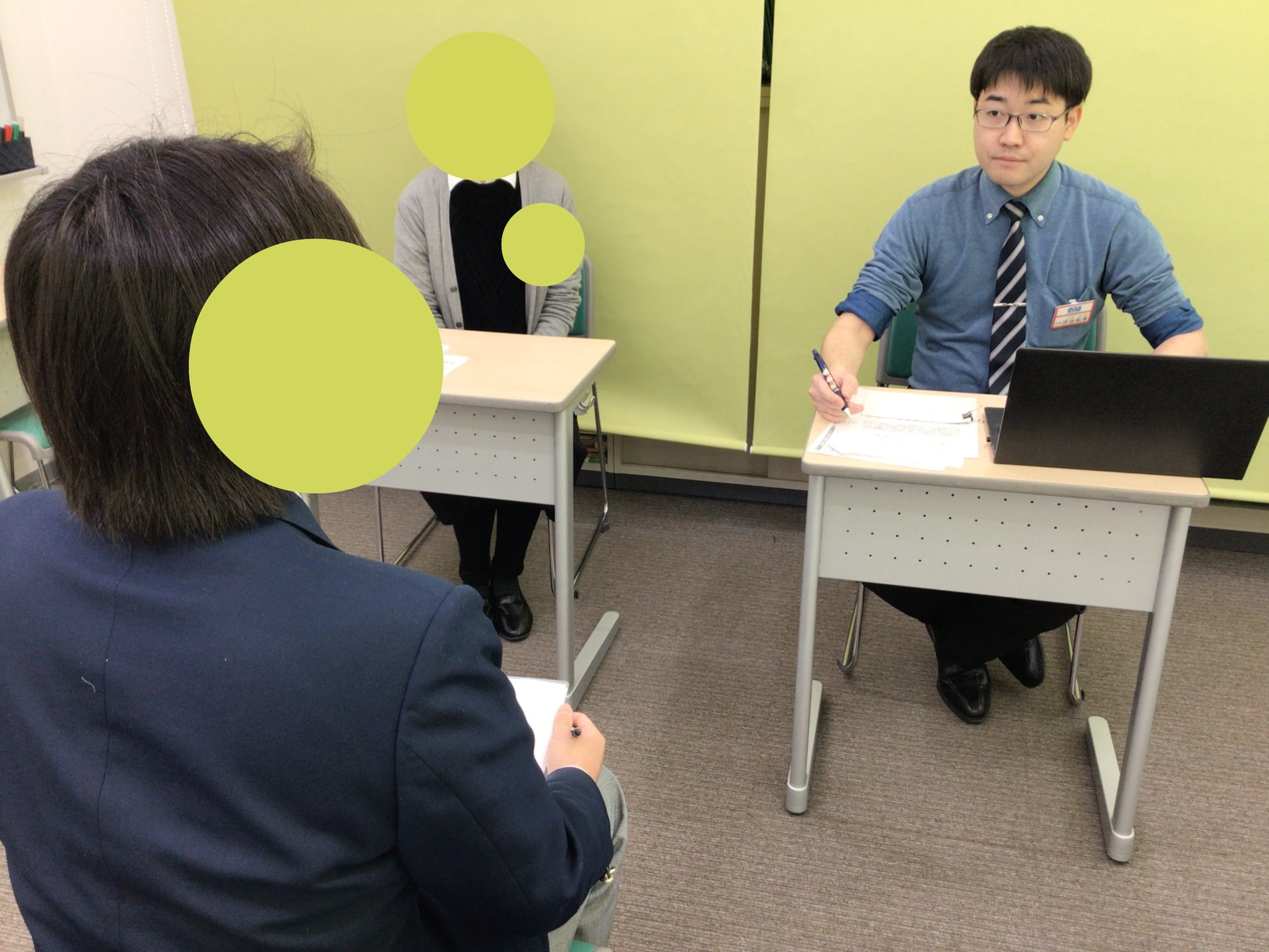 面接特訓が行われました