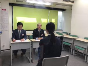 ena説明会・中３面接練習