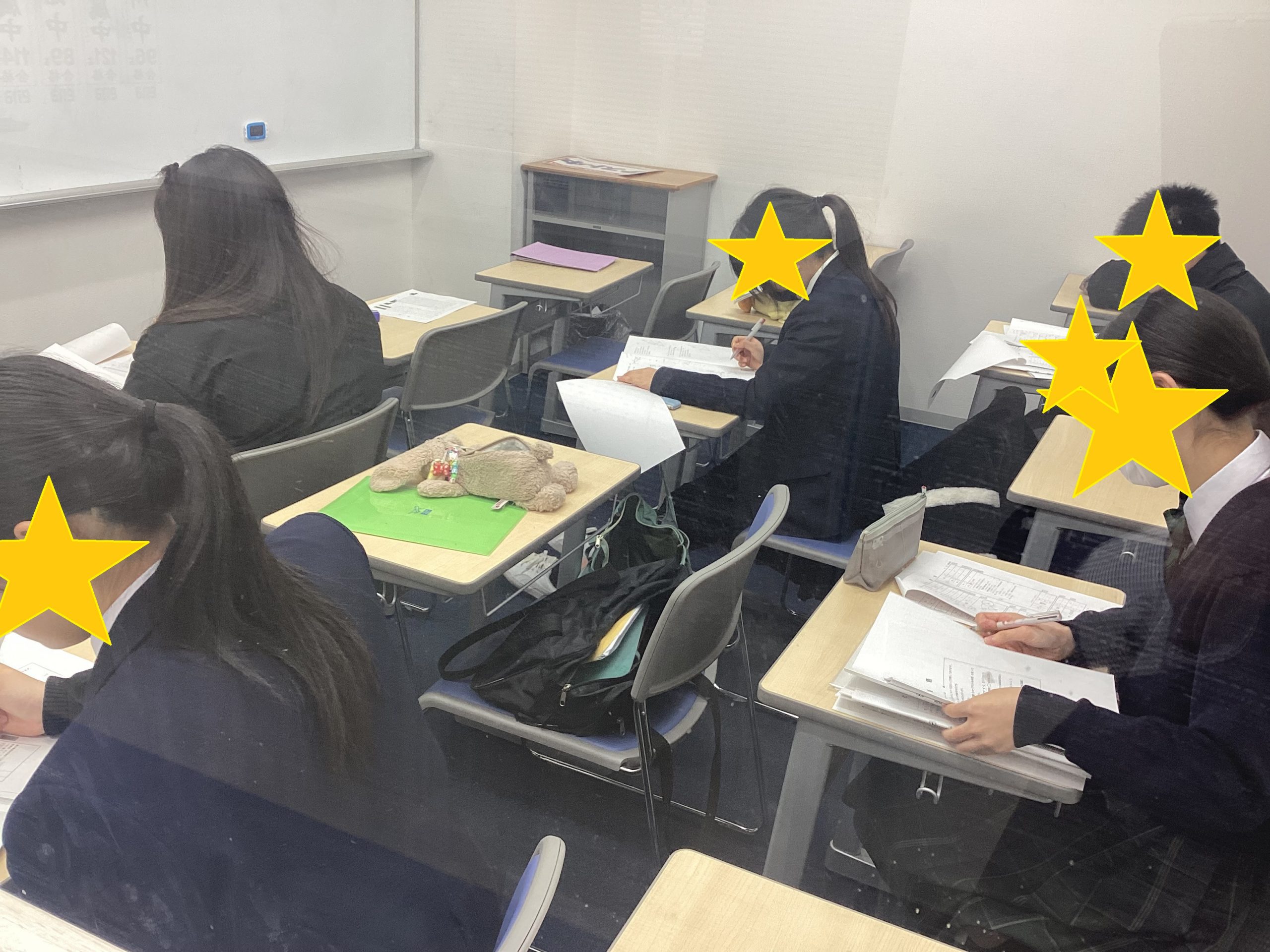 都立高校入試当日の様子です！