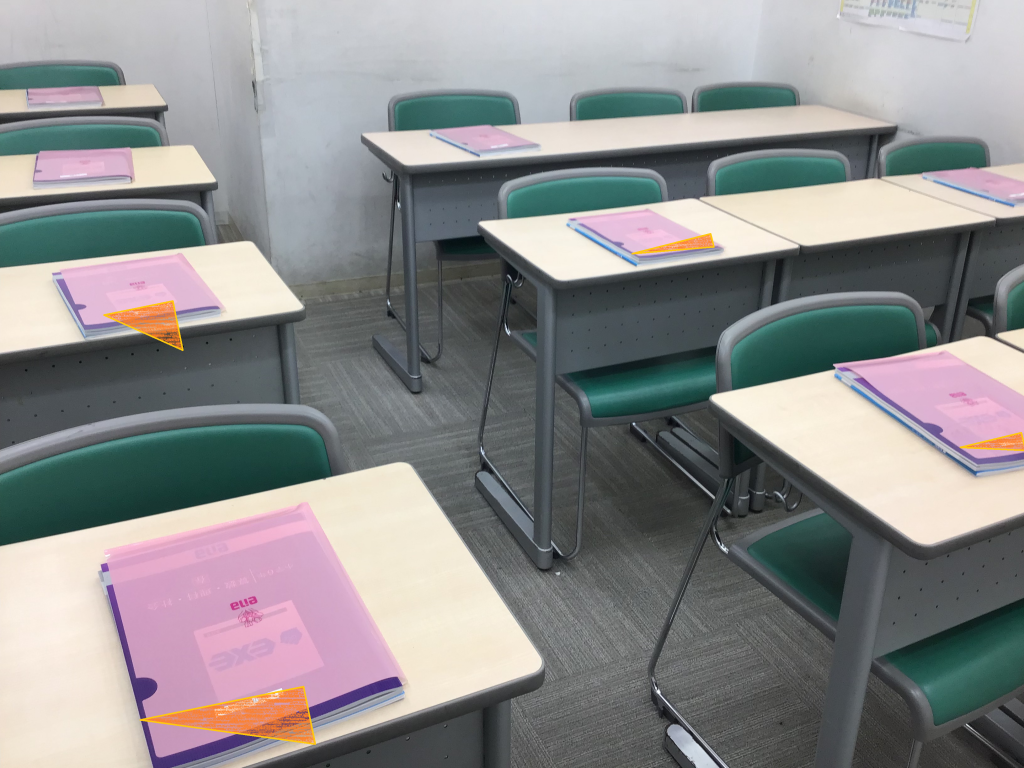 春期講習会の前日です。