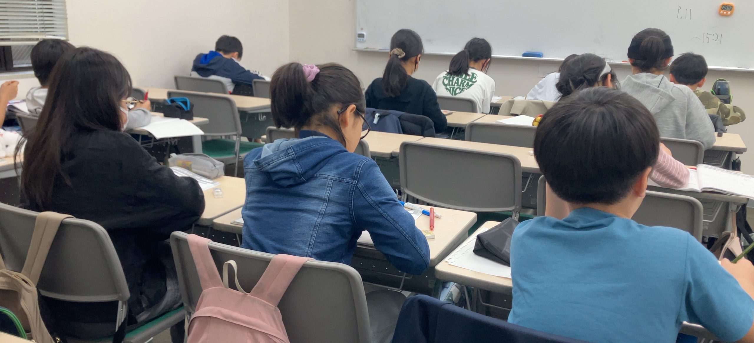 春期講習折り返し