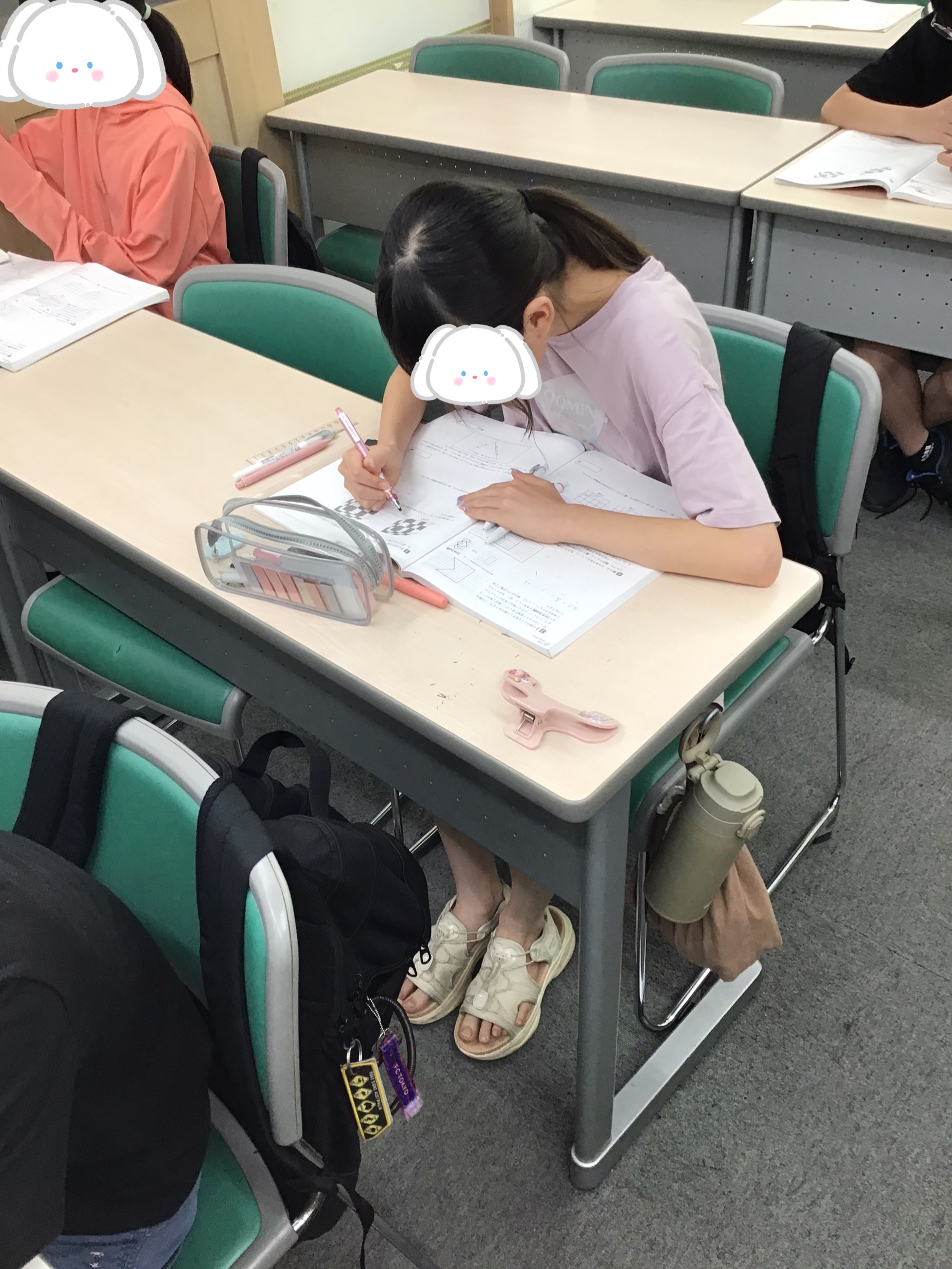 ①小学校受験　成蹊小学校　夏期講習、秋直前講習　宿題 ①小学校受験 成蹊 夏期講習、秋直前講習 宿題 ①小学校受験