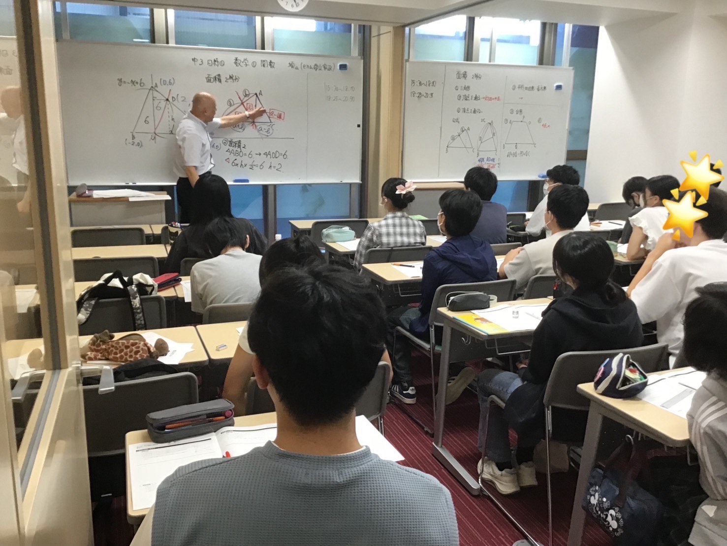 中3後期日曜特訓、開幕！