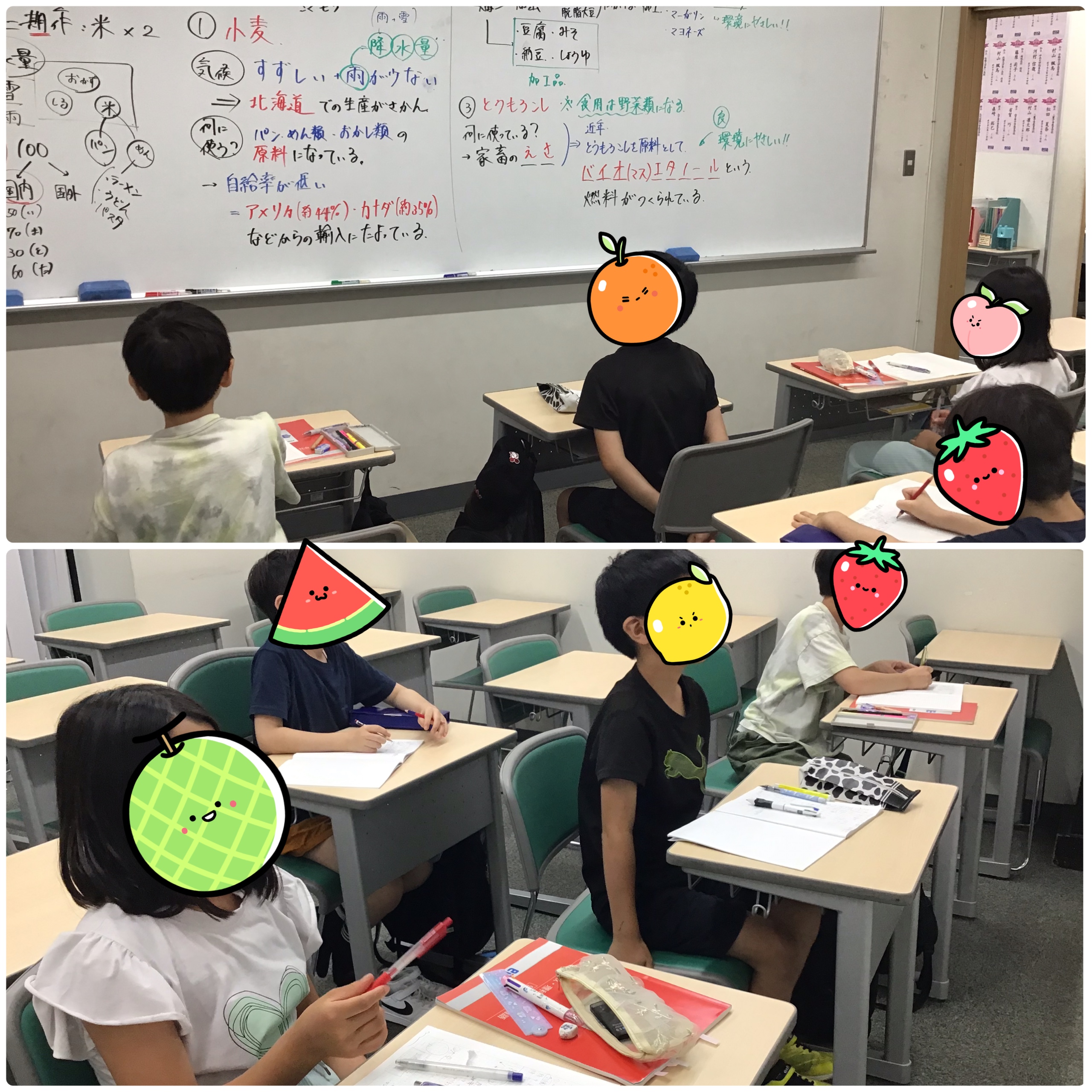 ★水曜日~学年ごとに多種多様な勉強★