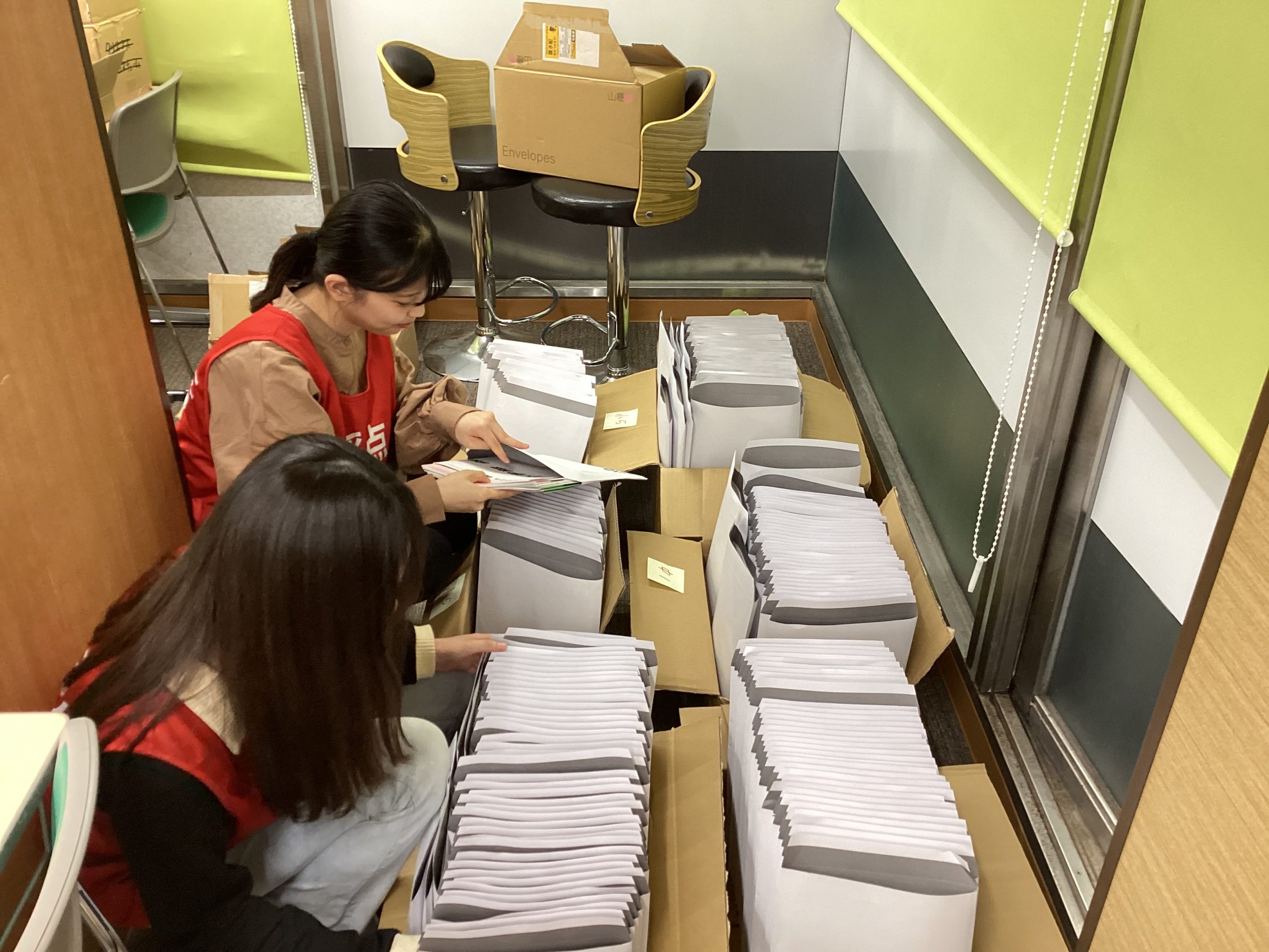 保護者会準備中です！