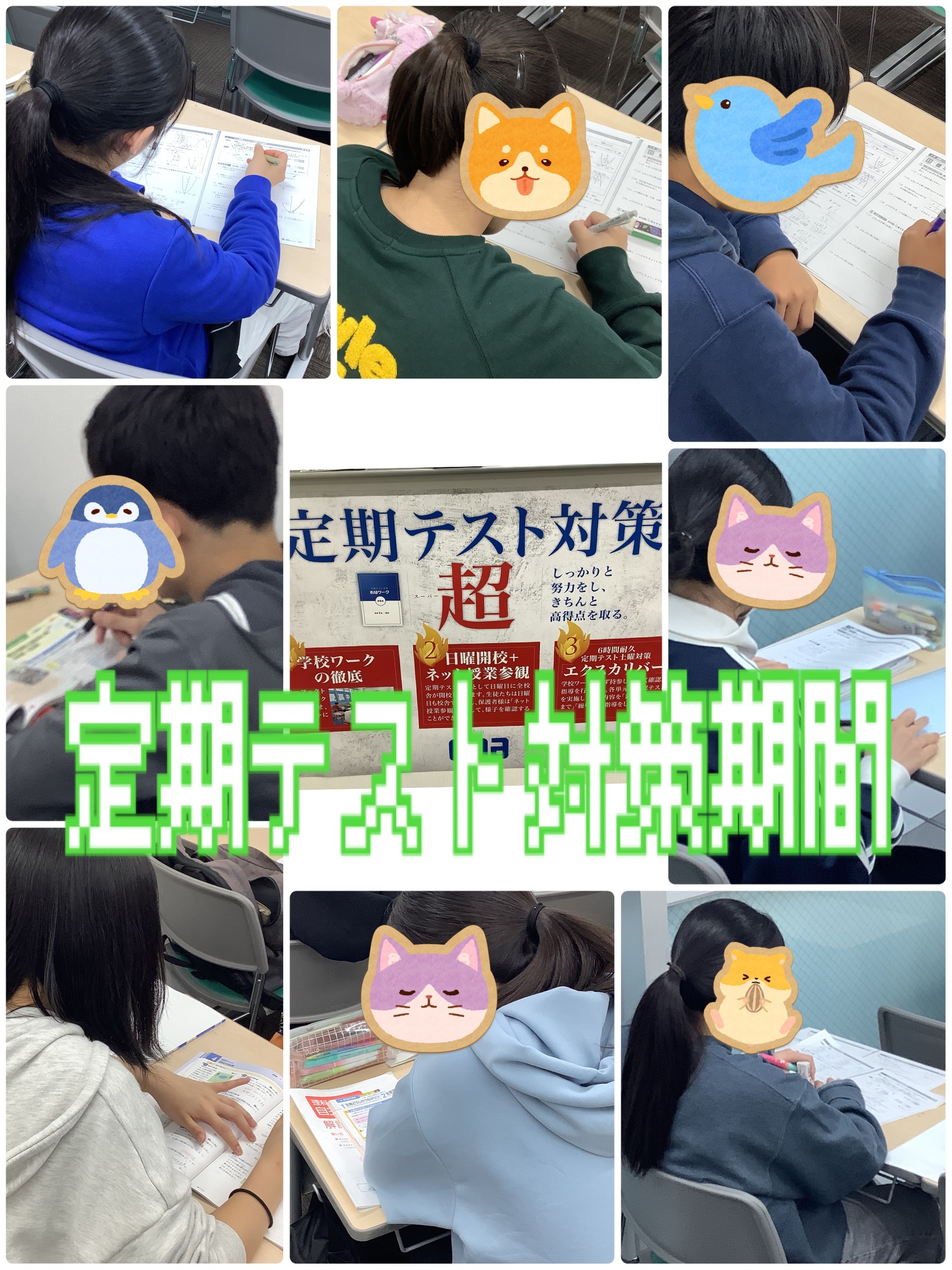 定期テスト対策期間突入