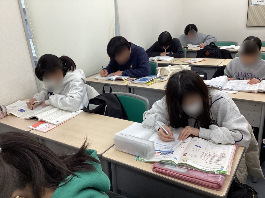 定期テスト対策 初週末の様子