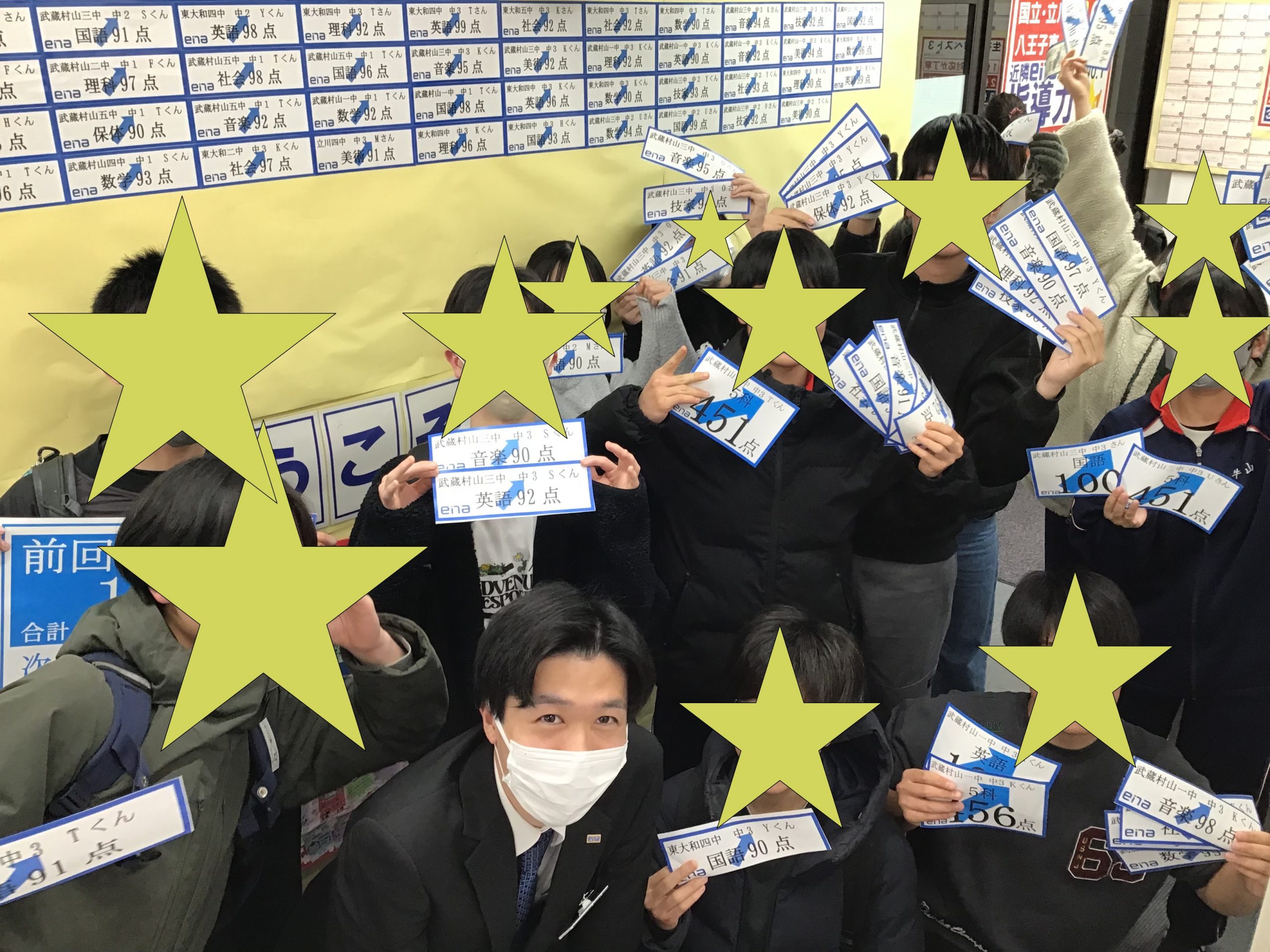 学年末試験結果速報②