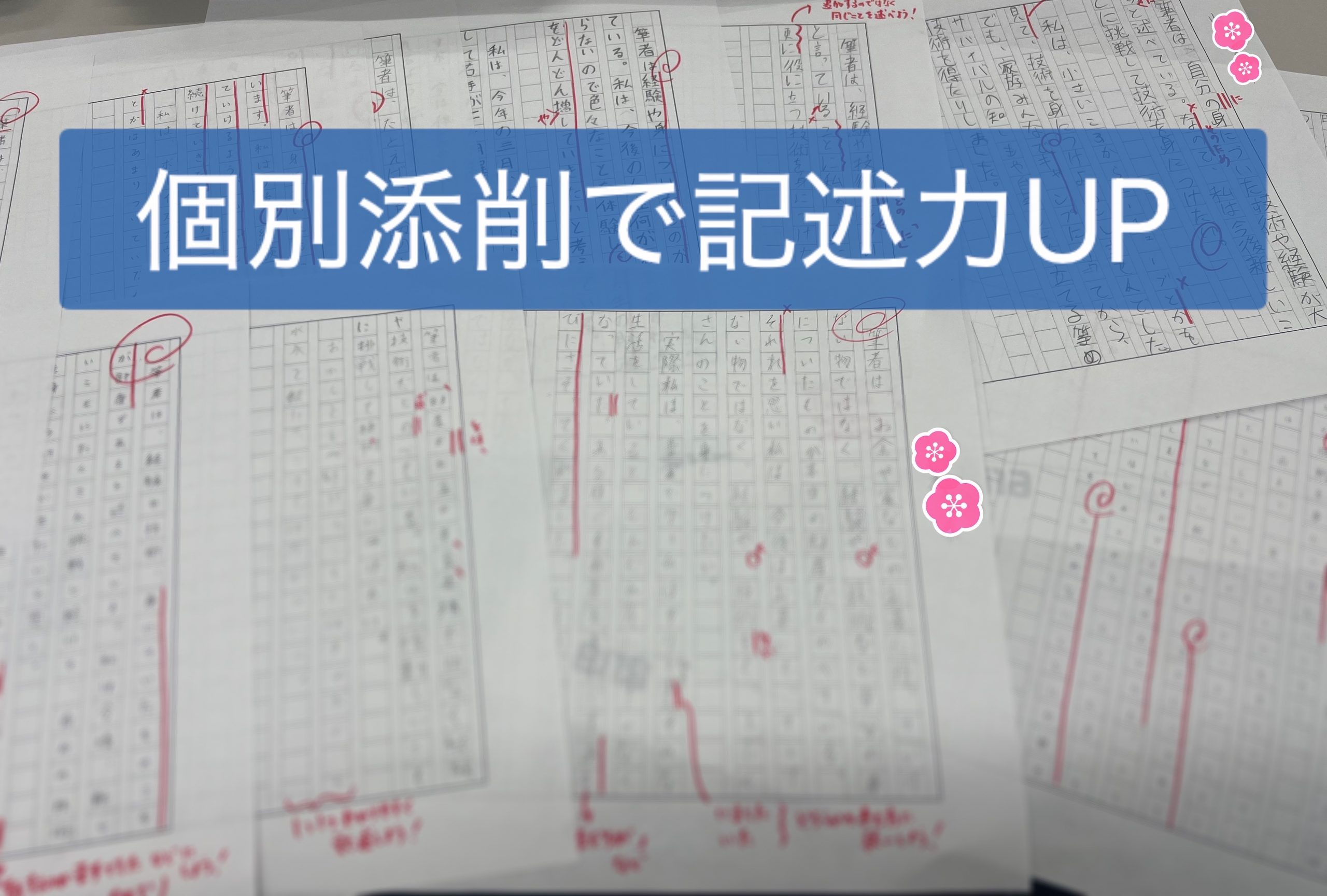 記述力UPのためには・・・