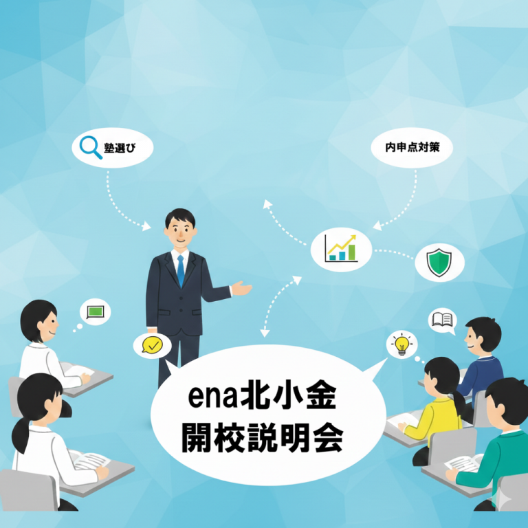 【ena北小金】今後の開校説明会日程について
