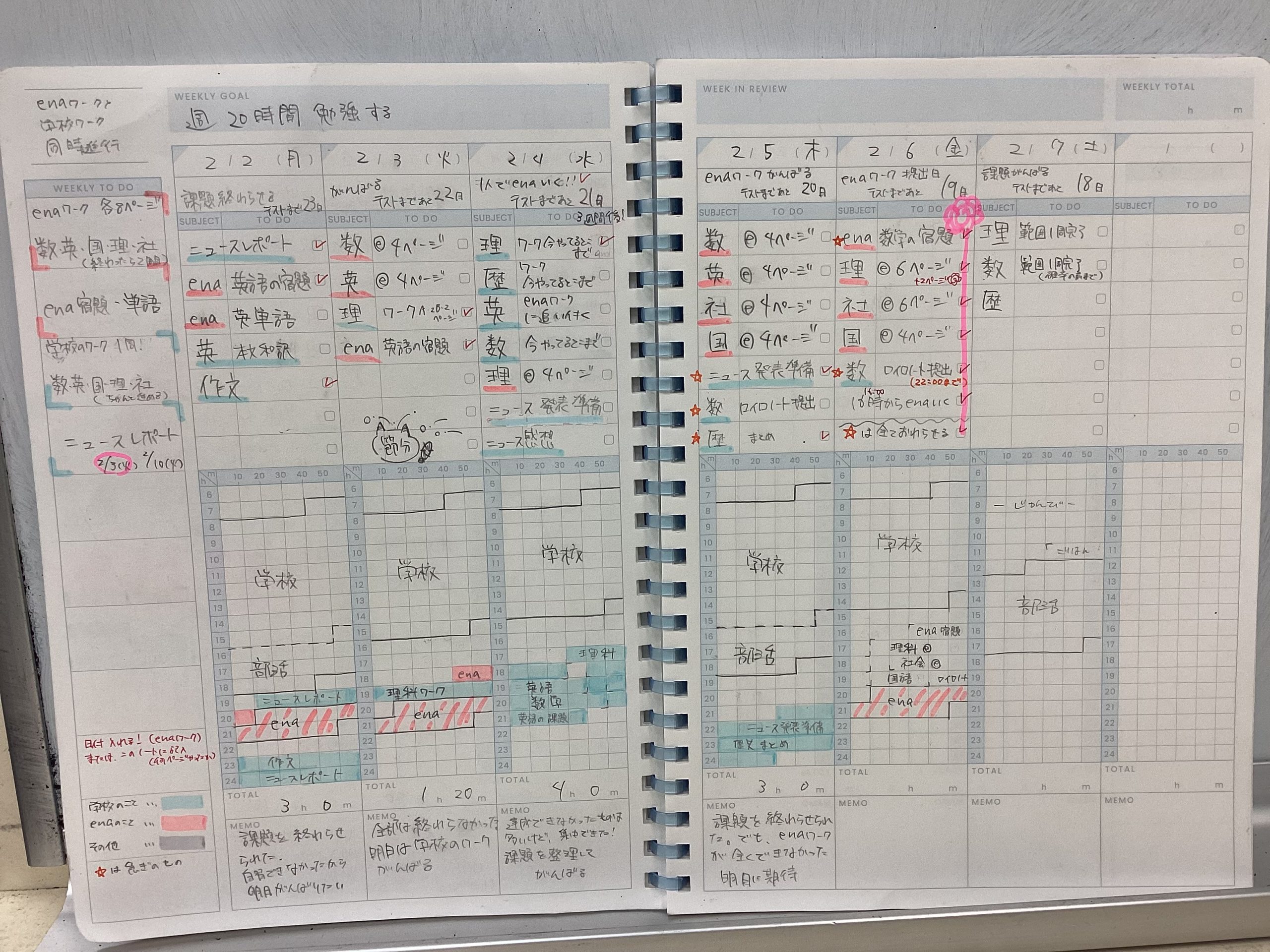 しっかり計画を立てる！