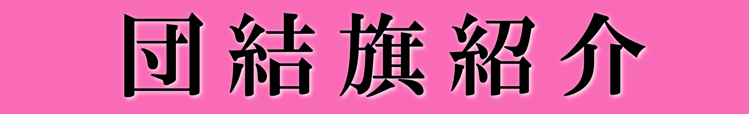 団結旗紹介