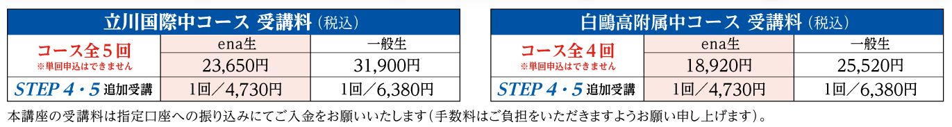 受講料（税込）